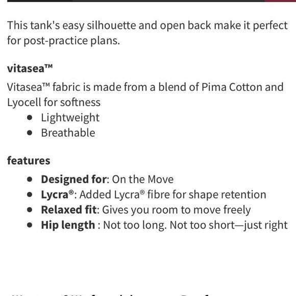 Lululemon Black Back Bend Tank Size Small - Picture 11 of 11